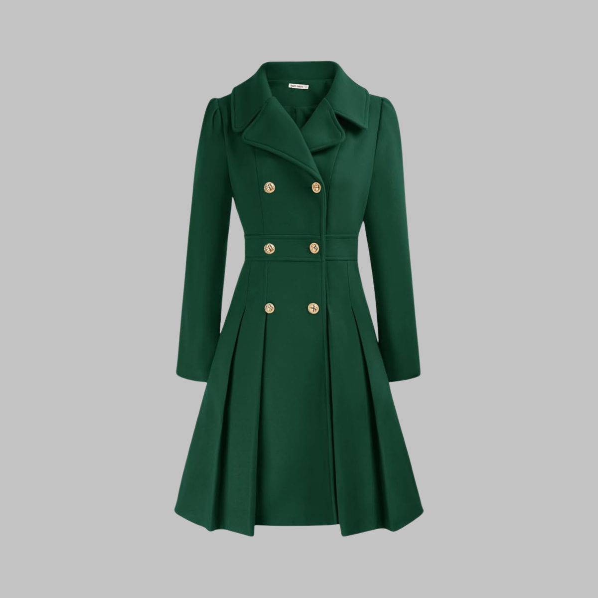 Emmeline Tailored Double-Breasted Coat