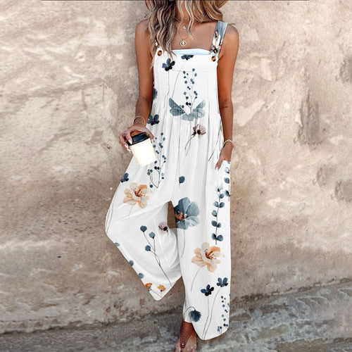Aless Voss Bohemian Floral Jumpsuit