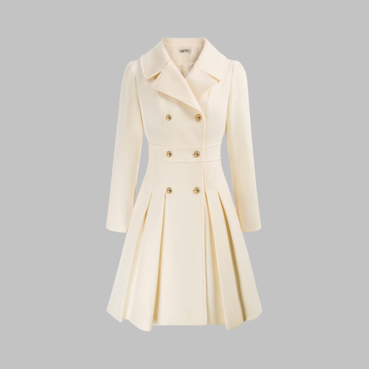 Emmeline Tailored Double-Breasted Coat