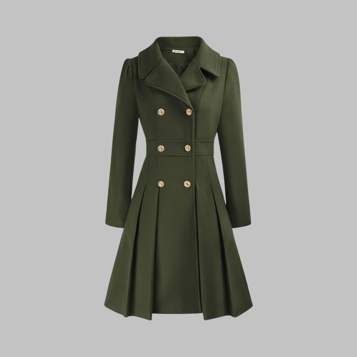 Emmeline Tailored Double-Breasted Coat