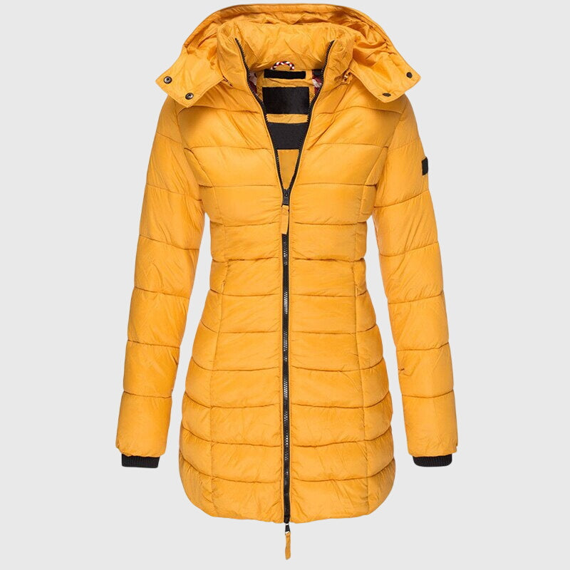 Coraline Longline Hooded Puffer Jacket