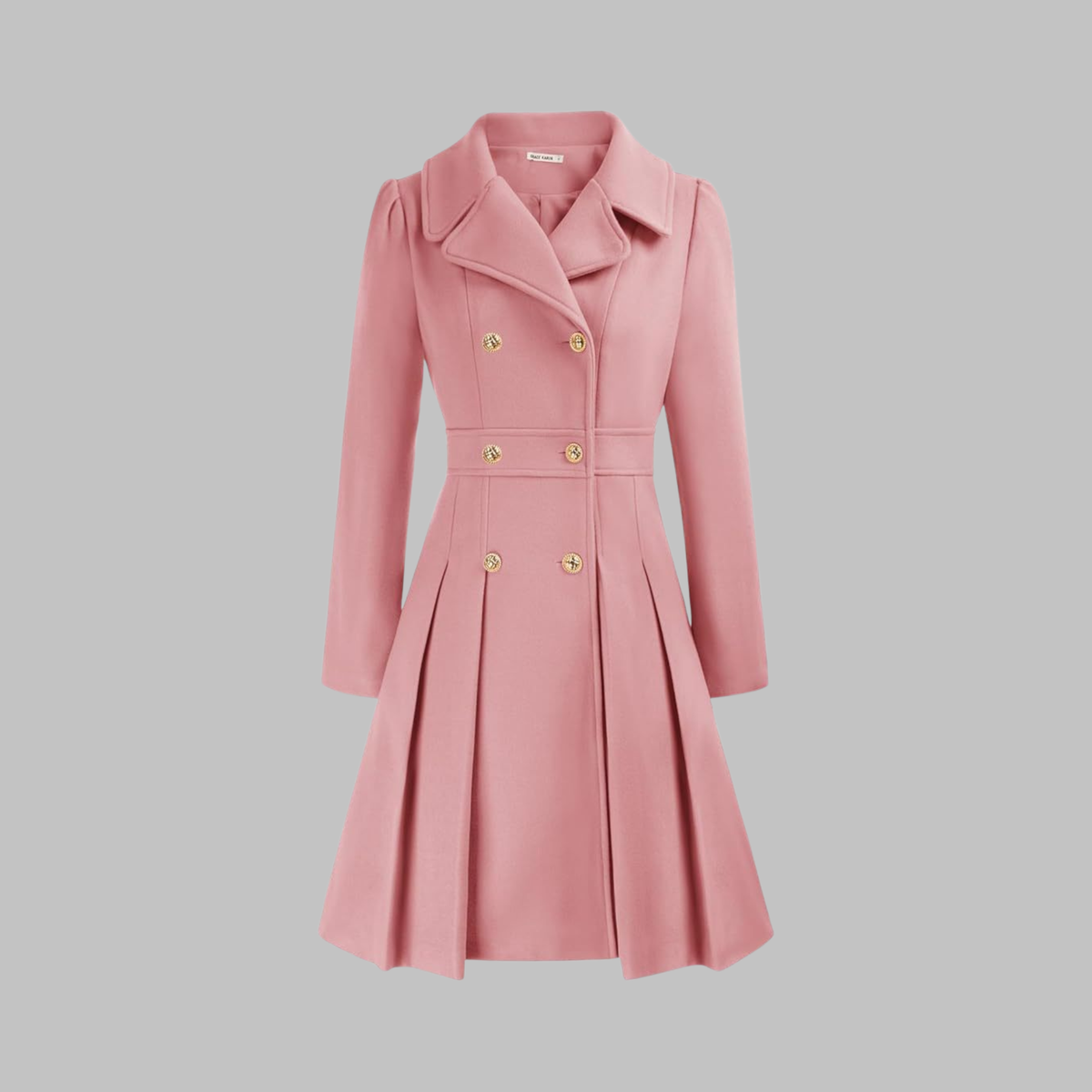 Emmeline Tailored Double-Breasted Coat