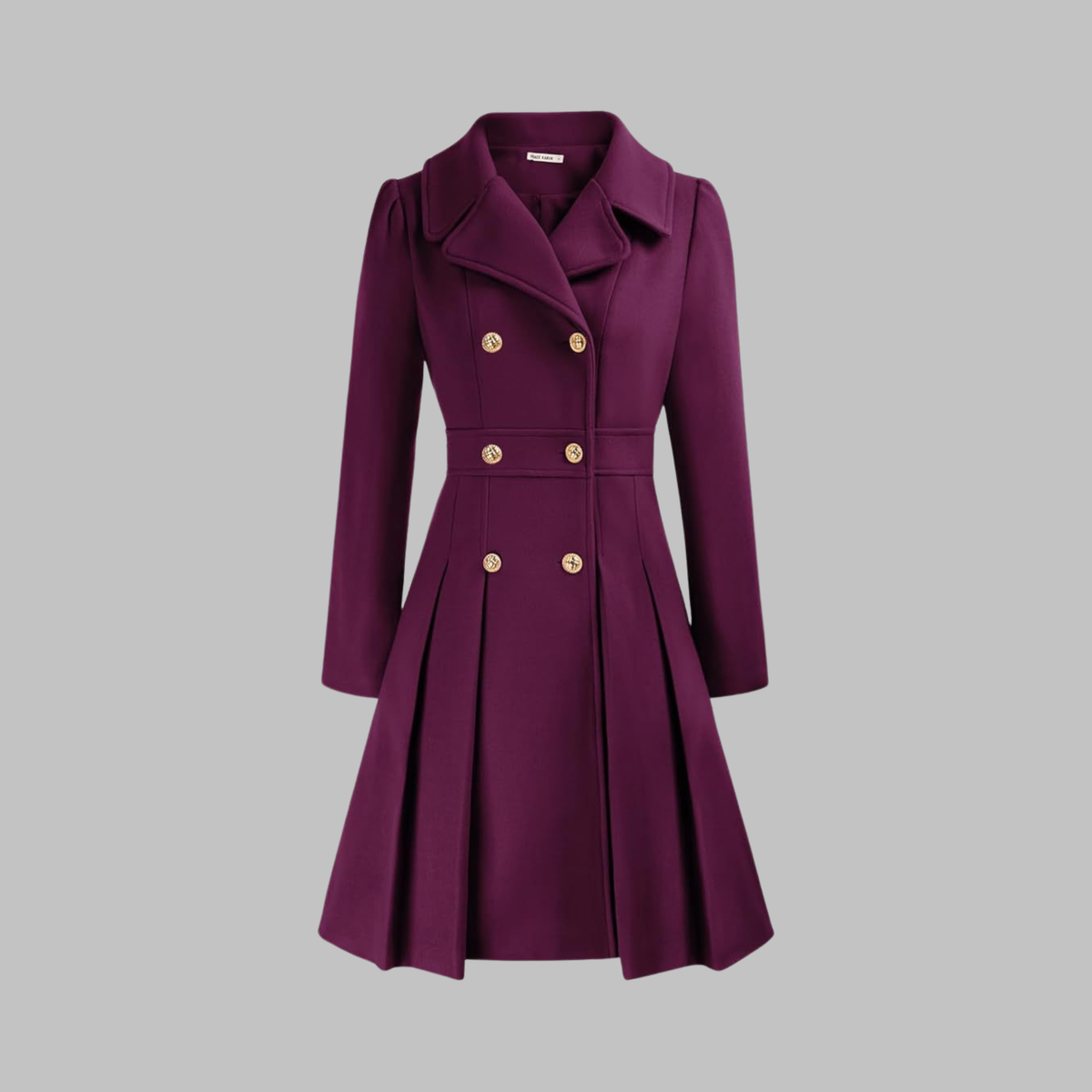 Emmeline Tailored Double-Breasted Coat