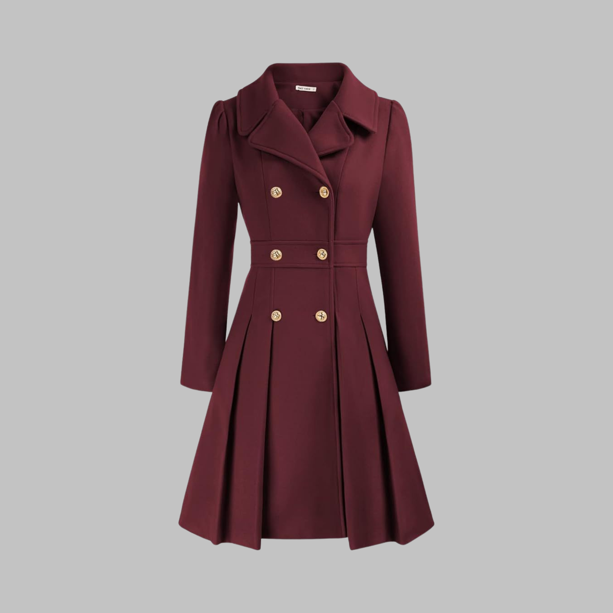 Emmeline Tailored Double-Breasted Coat