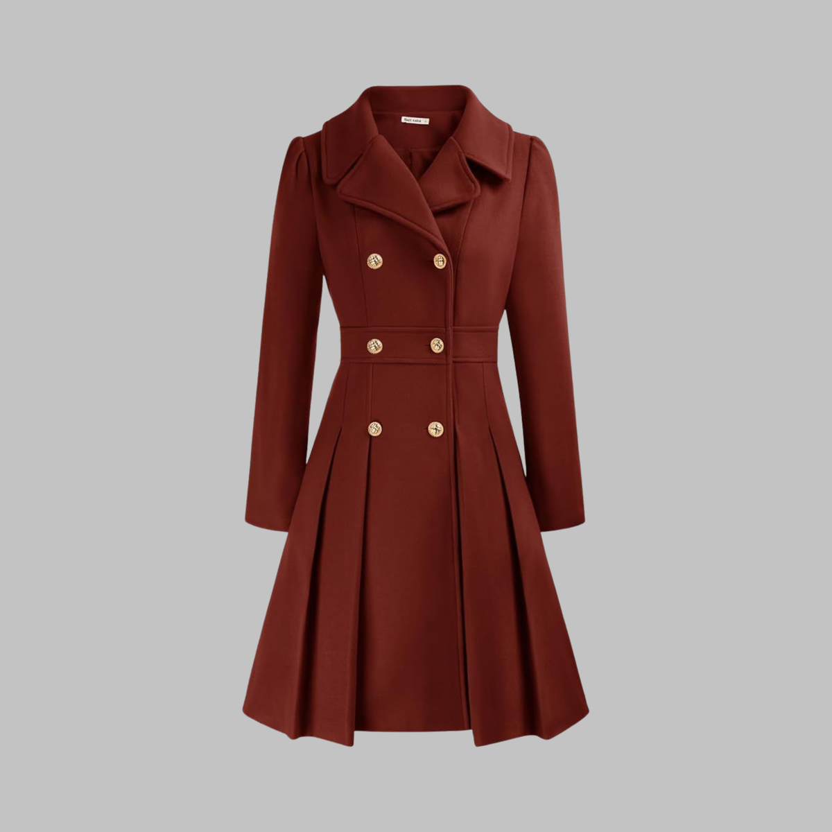 Emmeline Tailored Double-Breasted Coat