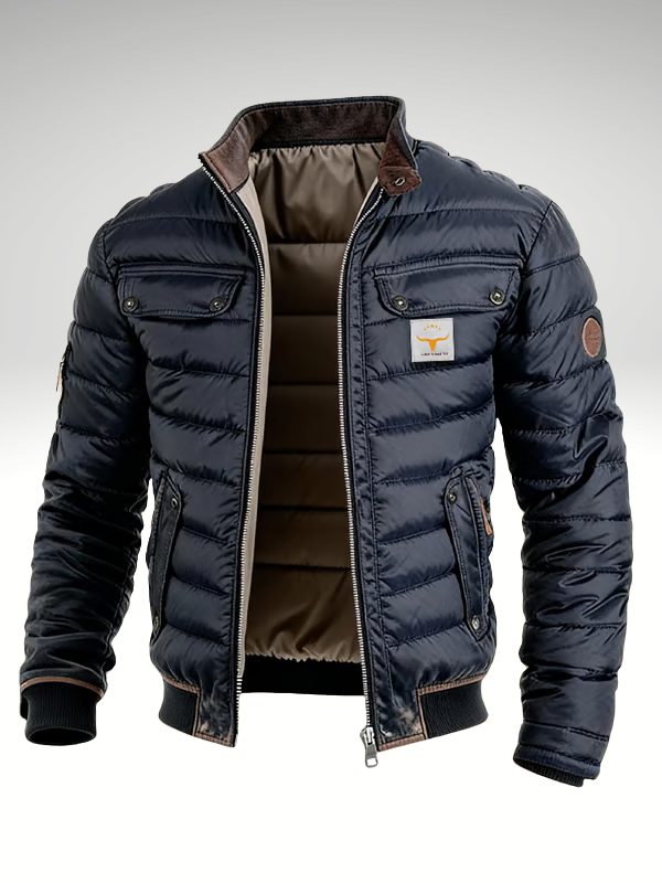 Tavistock Quilted Stand-Collar Jacket