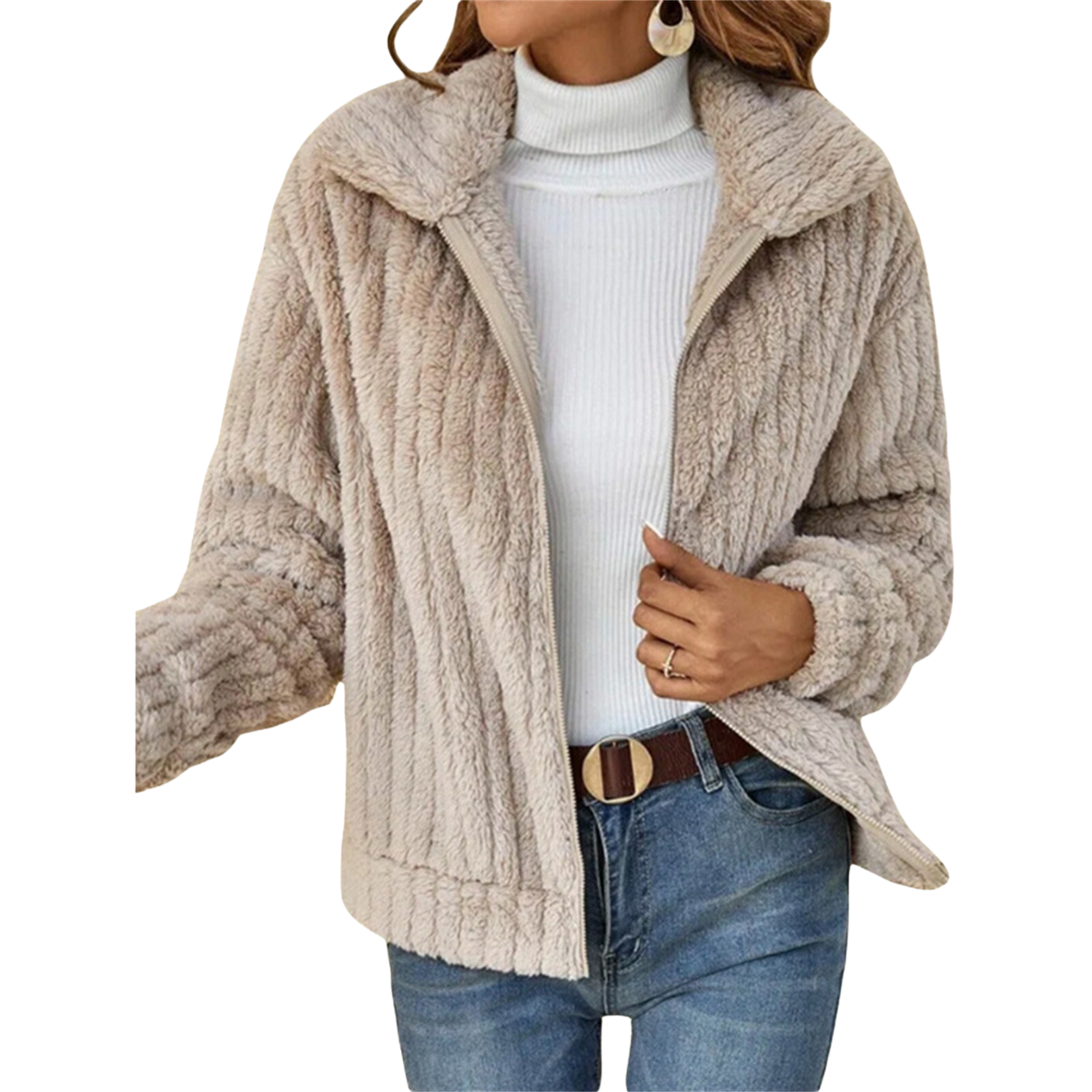 Lavinia Relaxed Hooded Zip Jacket