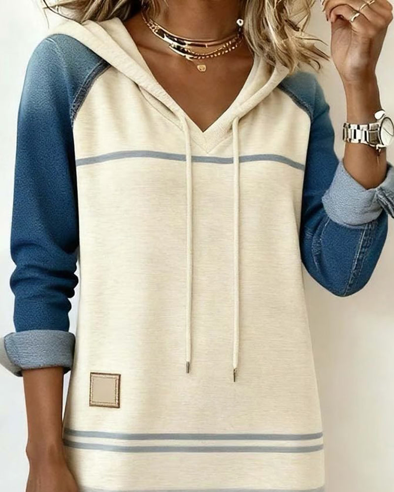 Briony Striped Hooded Dress