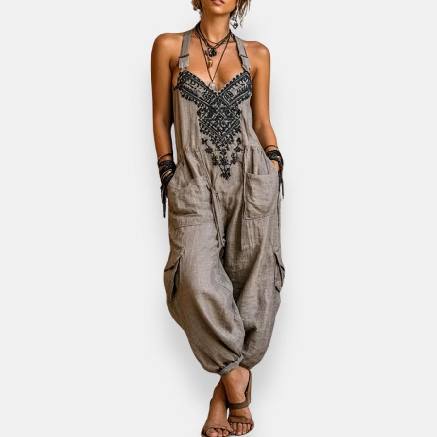 Sahara Embroidered Jumpsuit