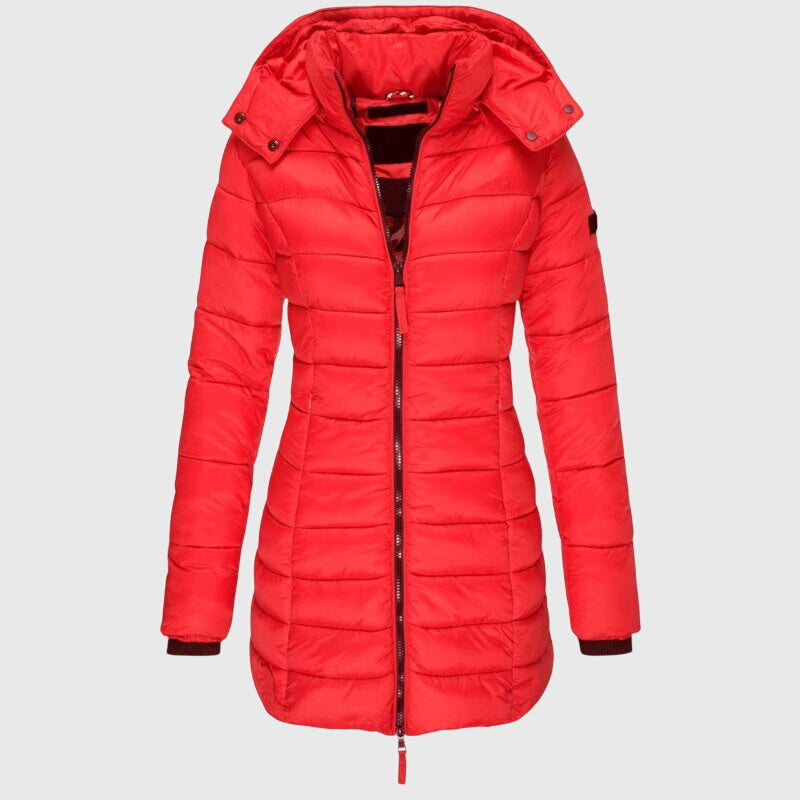 Coraline Longline Hooded Puffer Jacket