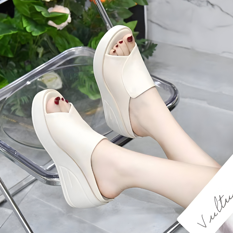 Ebony Comfort Platform Sandals