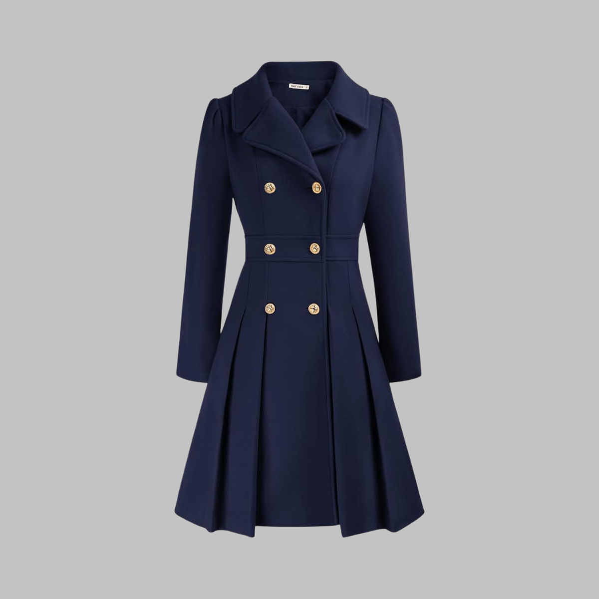 Emmeline Tailored Double-Breasted Coat