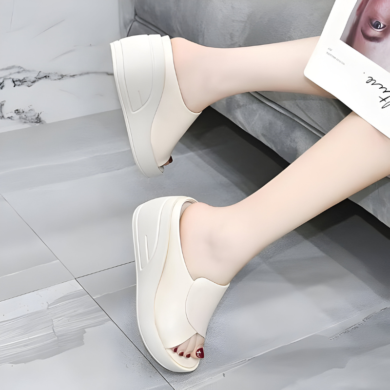 Ebony Comfort Platform Sandals