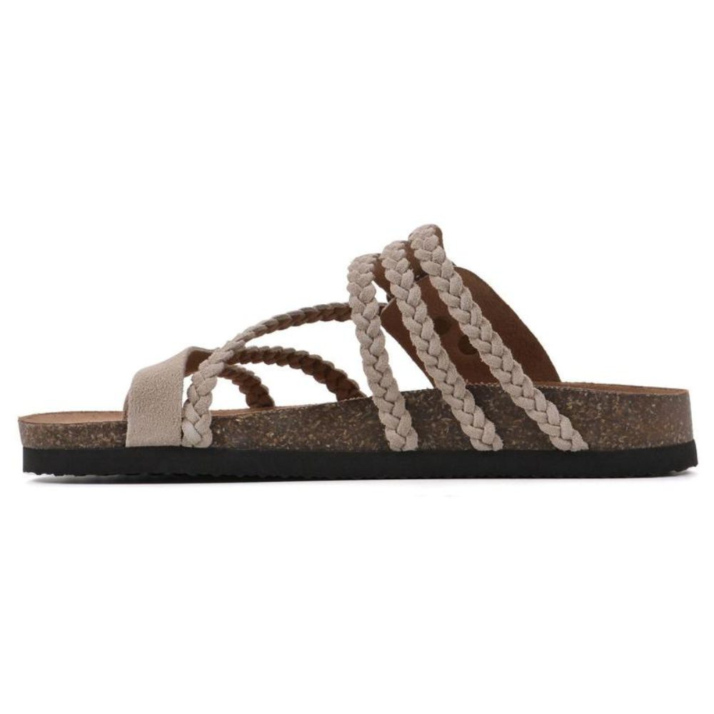 Siena Boho Cork-Footbed Sandals