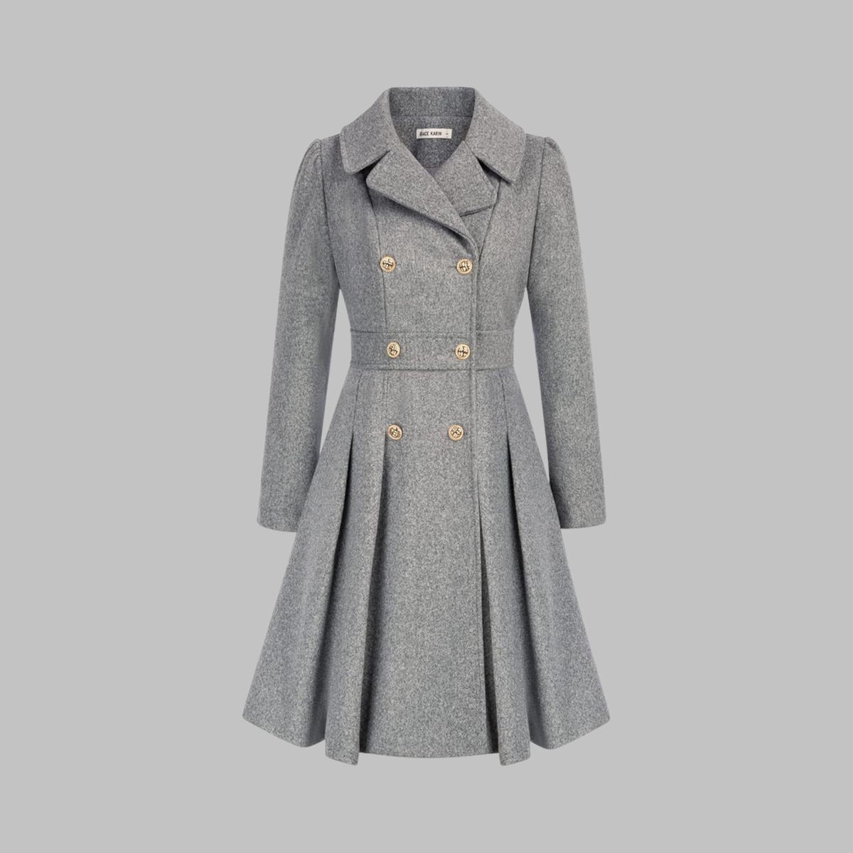 Emmeline Tailored Double-Breasted Coat