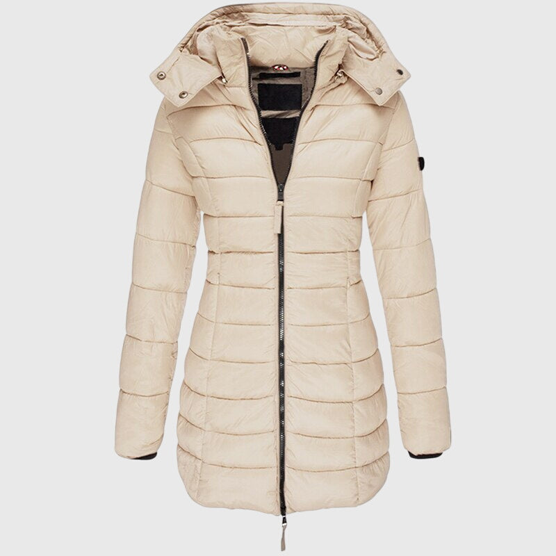 Coraline Longline Hooded Puffer Jacket