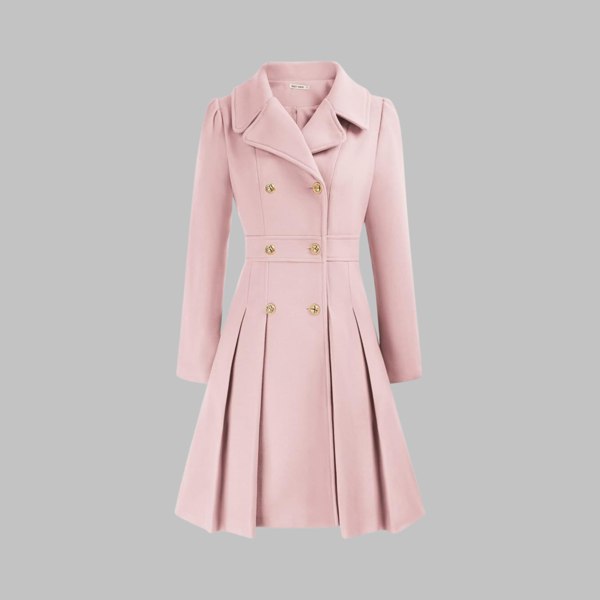 Emmeline Tailored Double-Breasted Coat