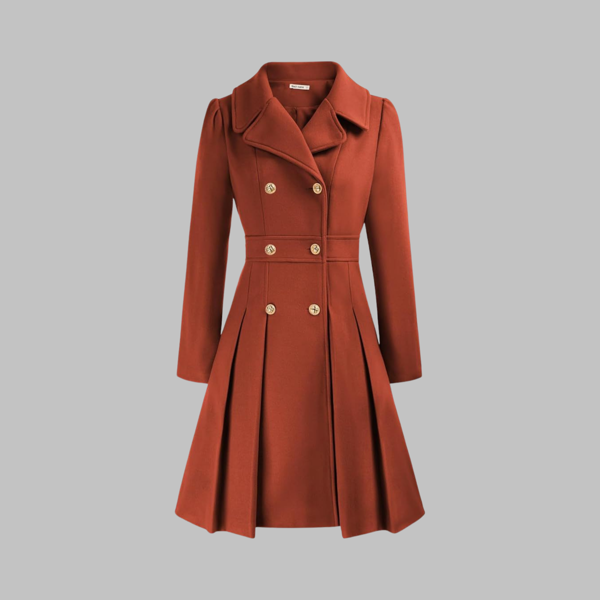 Emmeline Tailored Double-Breasted Coat