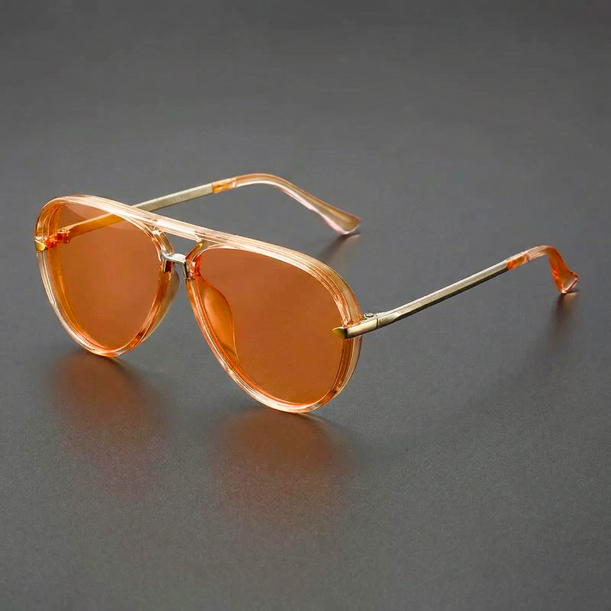 Elite Double-Bridge Aviator Sunglasses