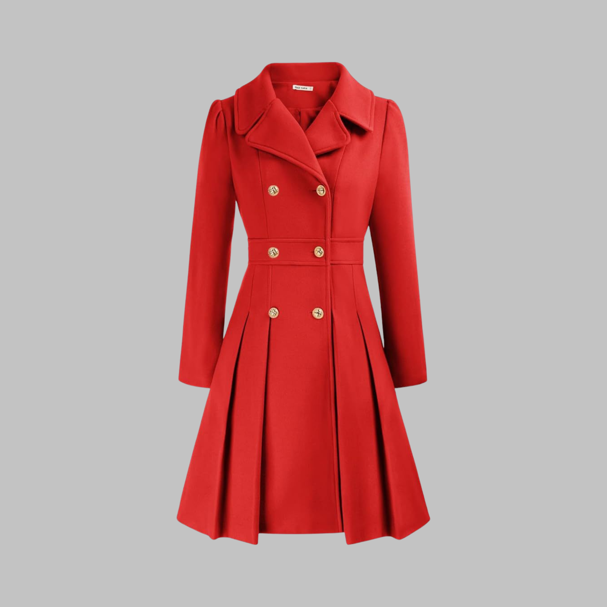 Emmeline Tailored Double-Breasted Coat