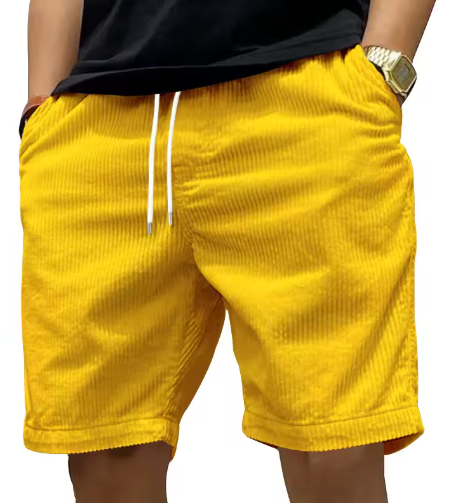 Retro Corduroy Casual Shorts