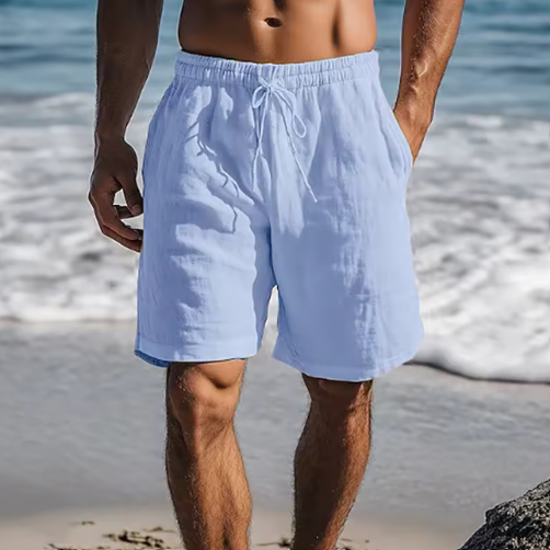 Men’s Cotton & Linen Casual Shorts