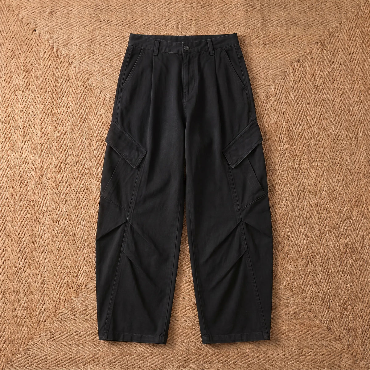 Whitmore Relaxed Cotton Cargo Trousers