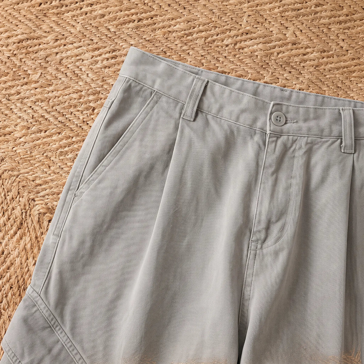 Whitmore Relaxed Cotton Cargo Trousers