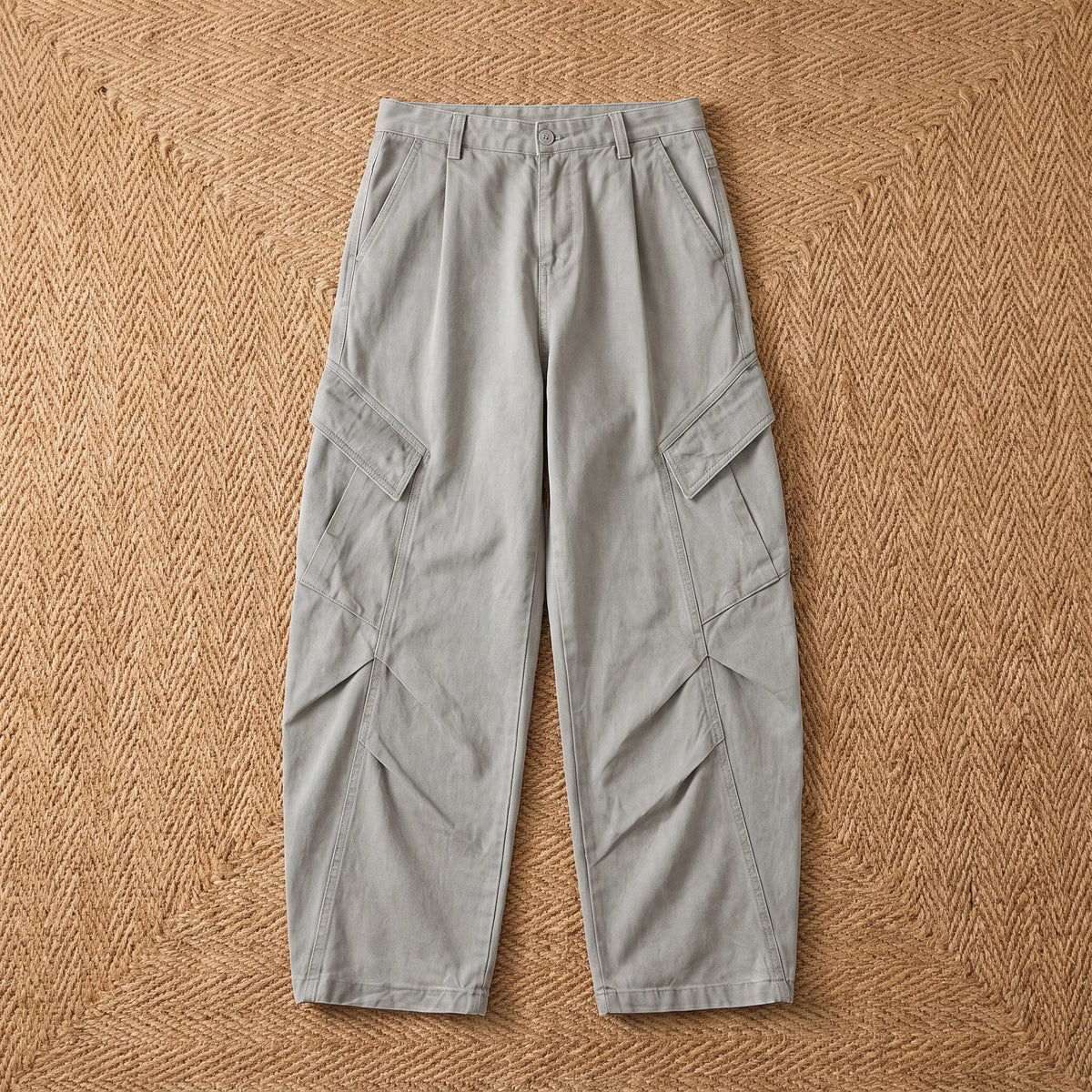 Whitmore Relaxed Cotton Cargo Trousers