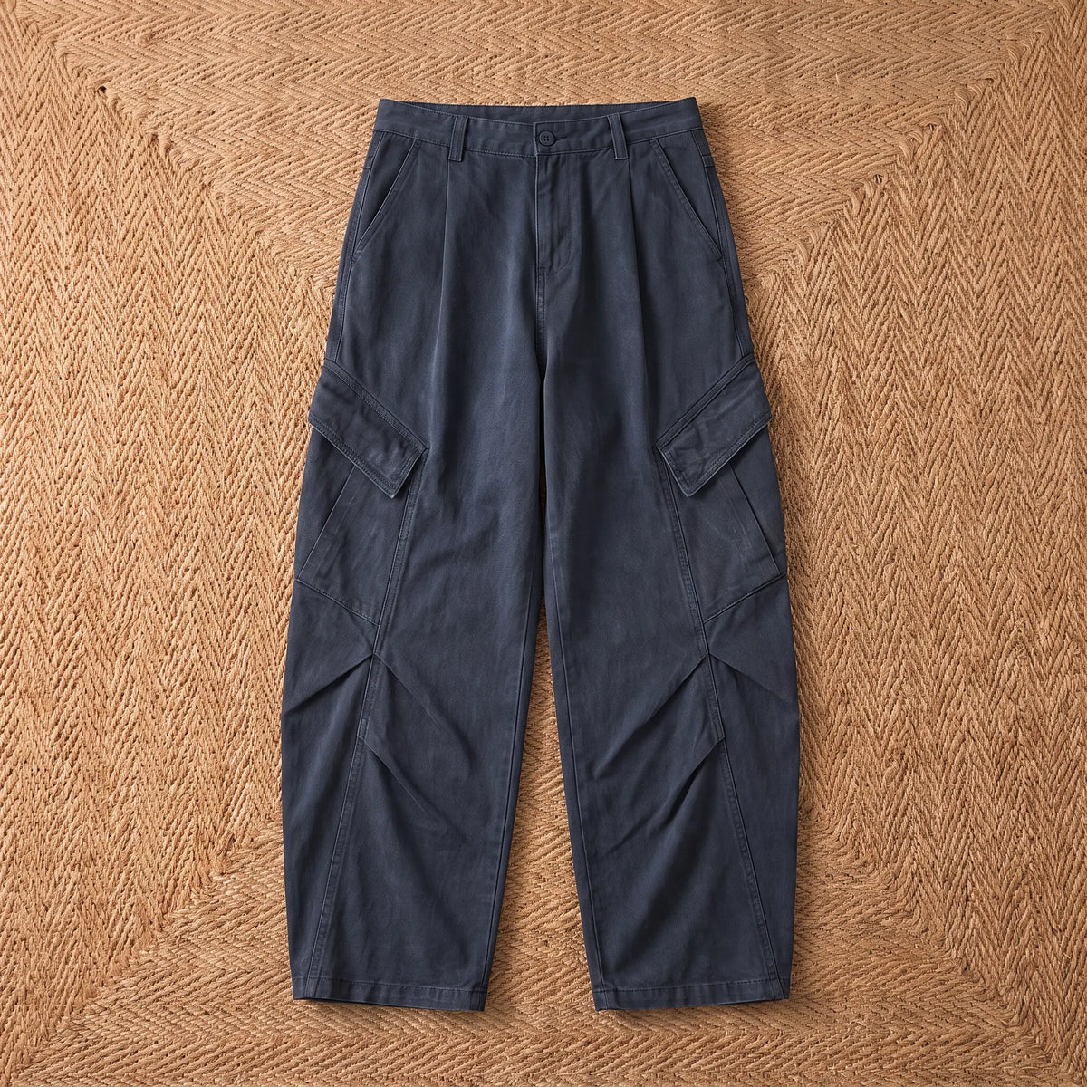 Whitmore Relaxed Cotton Cargo Trousers