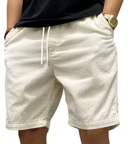 Retro Corduroy Casual Shorts
