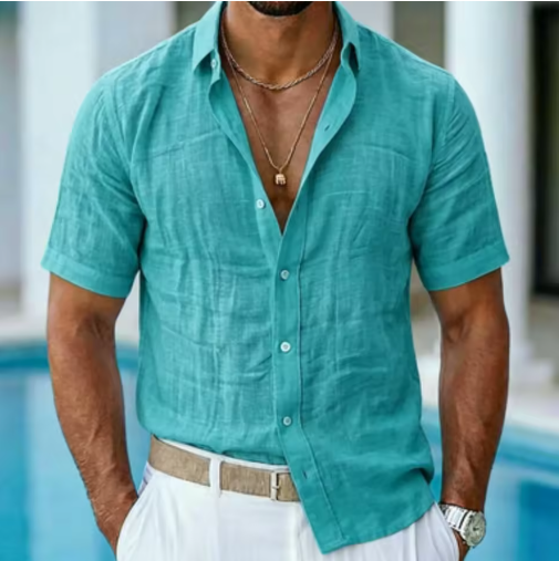 Riviera Linen-Look Shirt