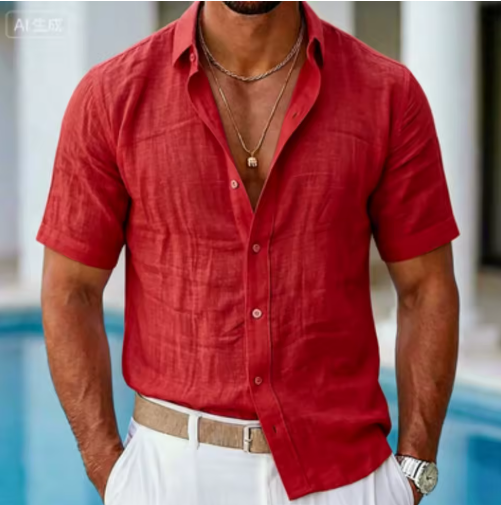 Riviera Linen-Look Shirt