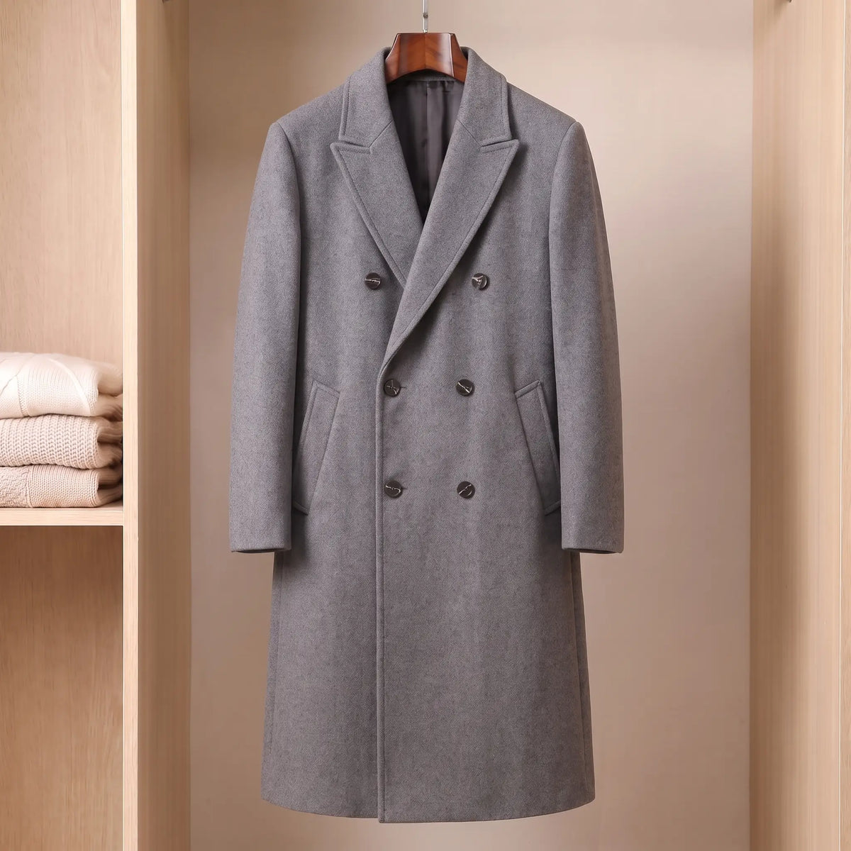 Kingsley Double-Breasted Overcoat