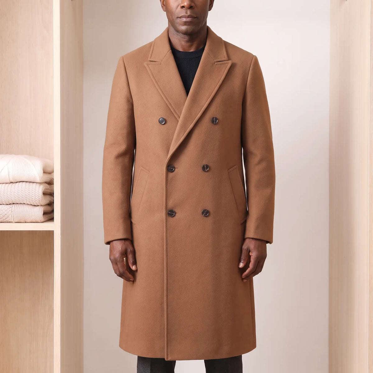 Kingsley Double-Breasted Overcoat