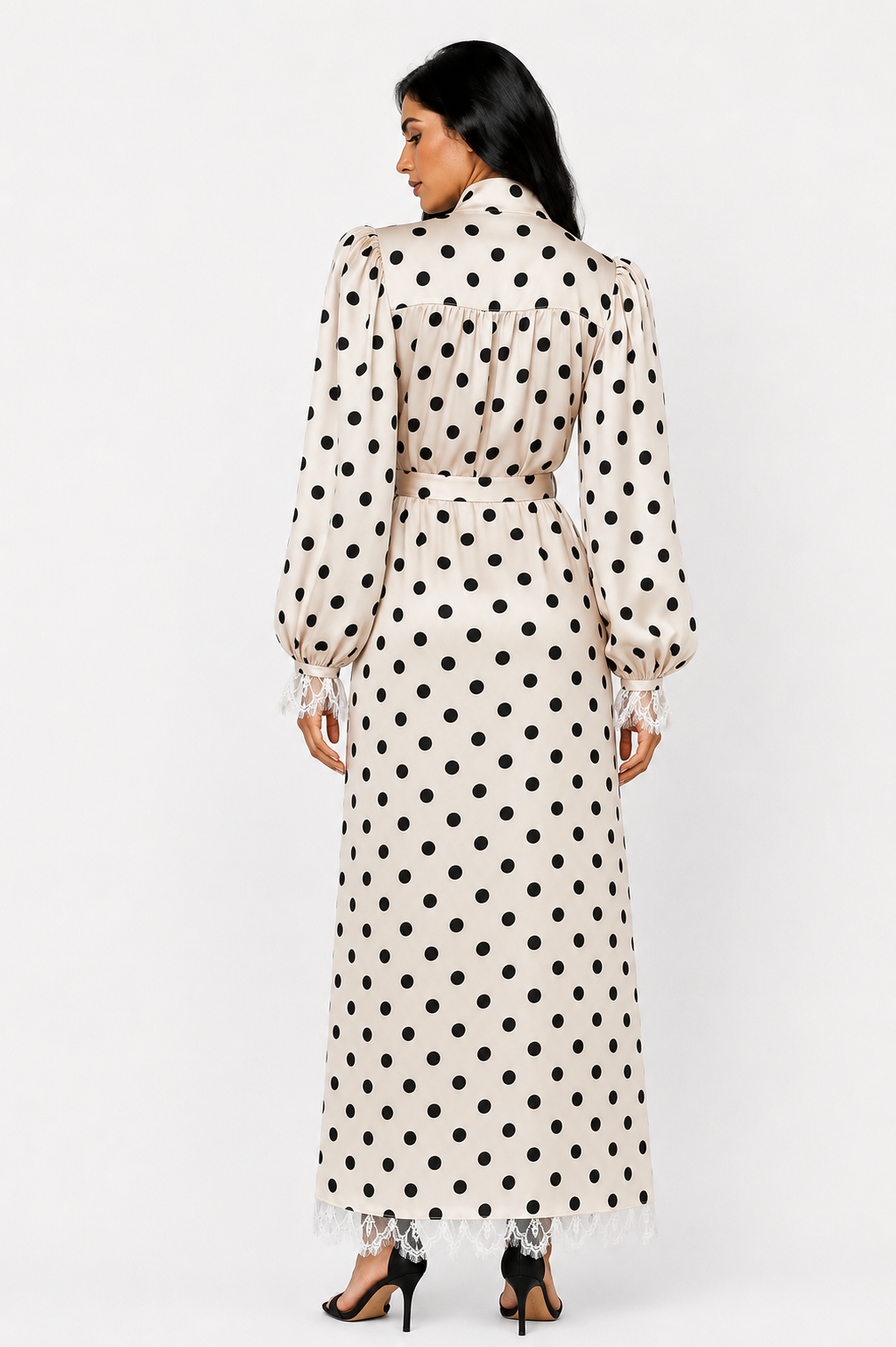 Vintage Polka-Dot Dress