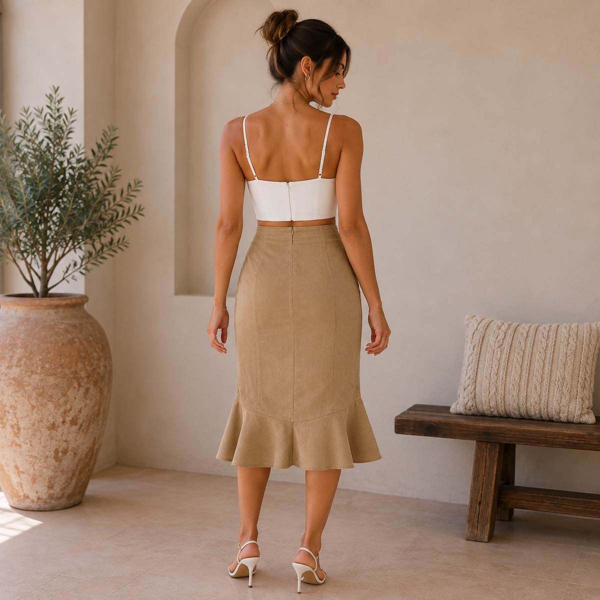 Vintage Club Midi Skirt