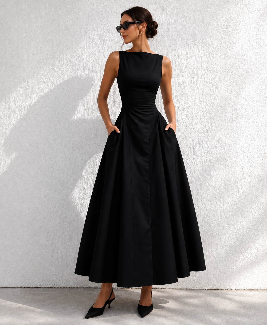 Jacky Vintage-Inspired Midi Dress