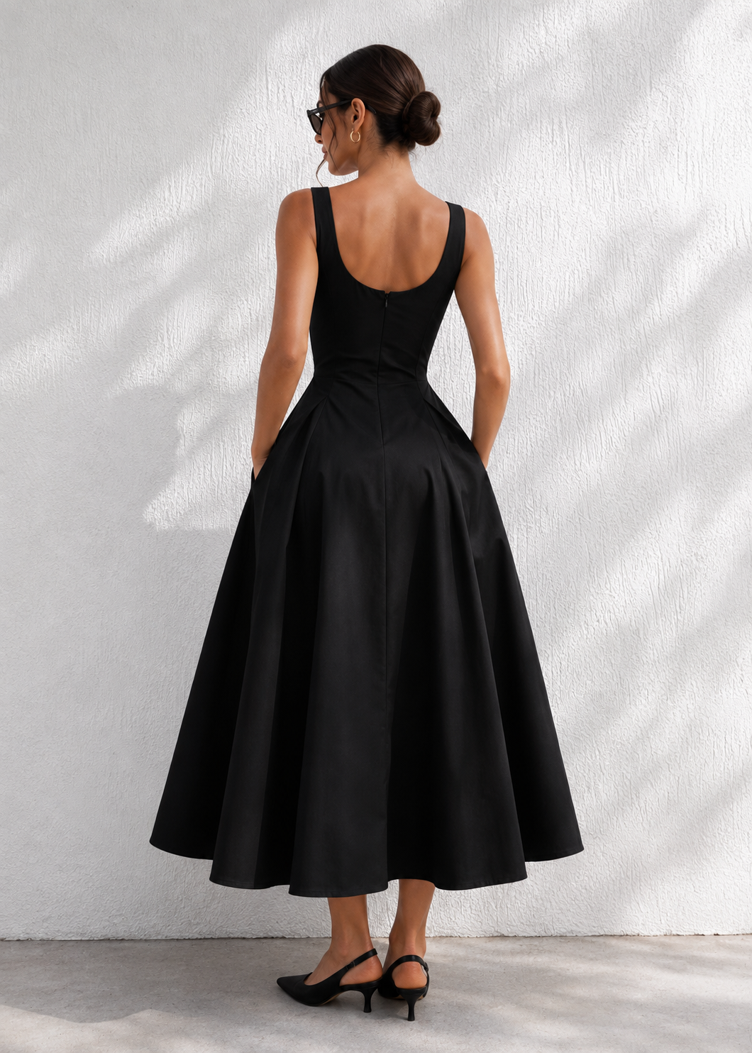 Jacky Vintage-Inspired Midi Dress