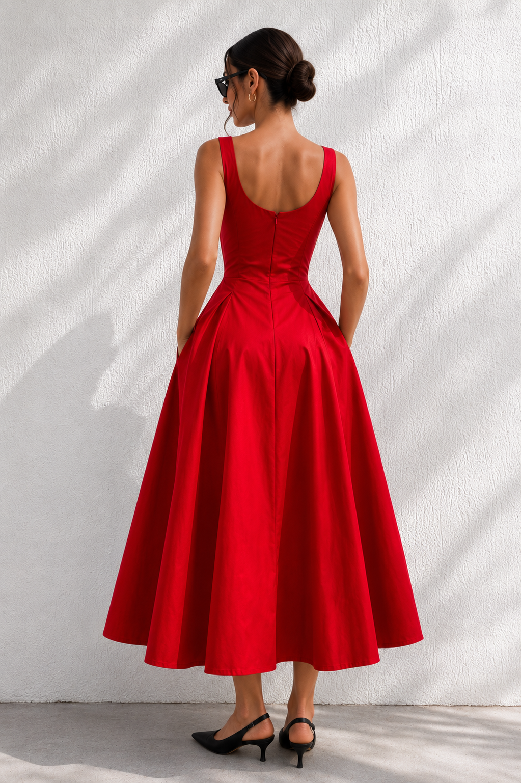 Jacky Vintage-Inspired Midi Dress