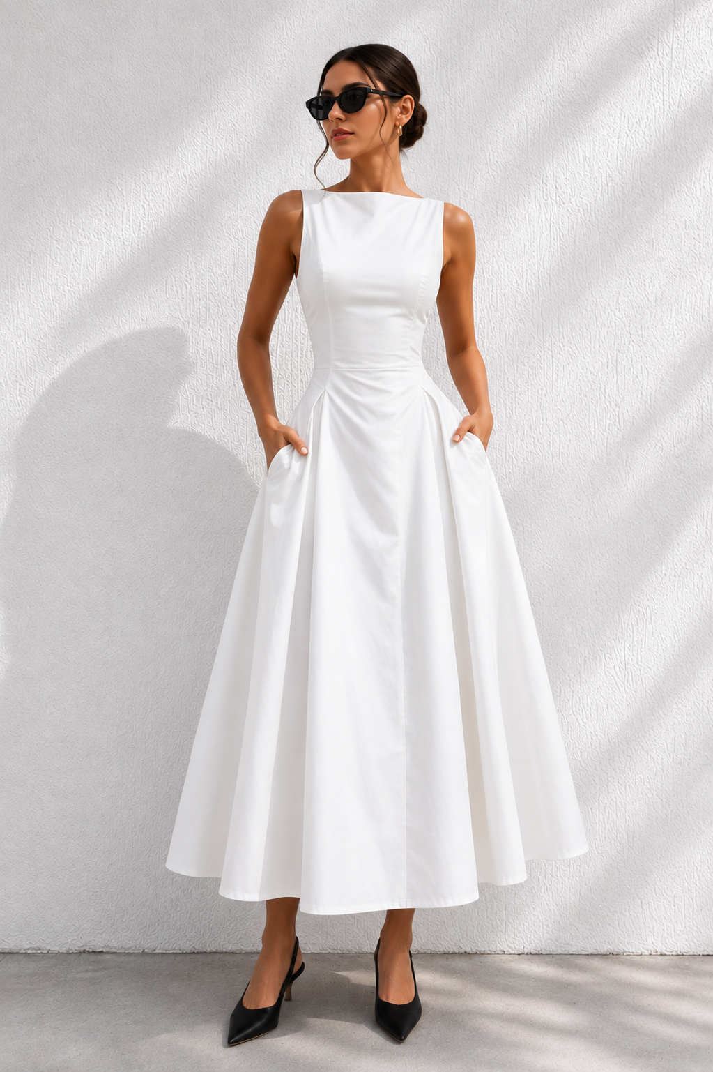 Jacky Vintage-Inspired Midi Dress