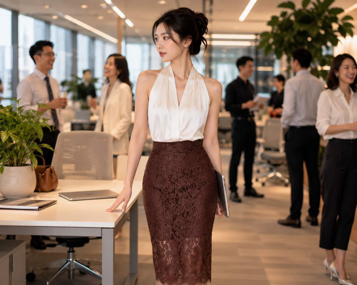 Retro Muse Pencil Skirt