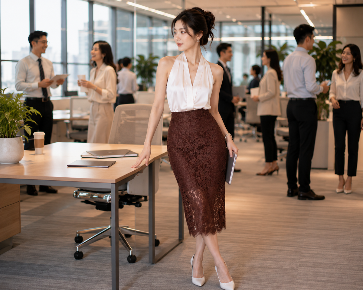 Retro Muse Pencil Skirt