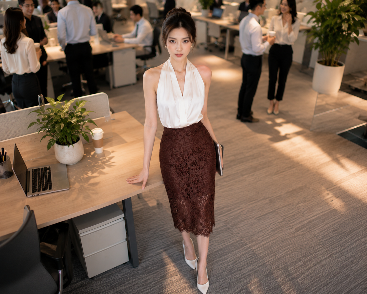 Retro Muse Pencil Skirt