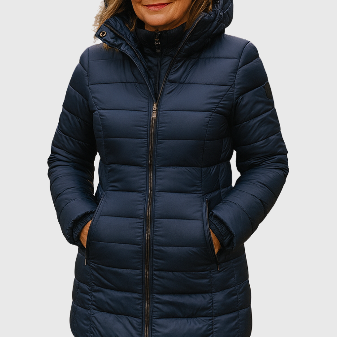 Coraline Longline Hooded Puffer Jacket