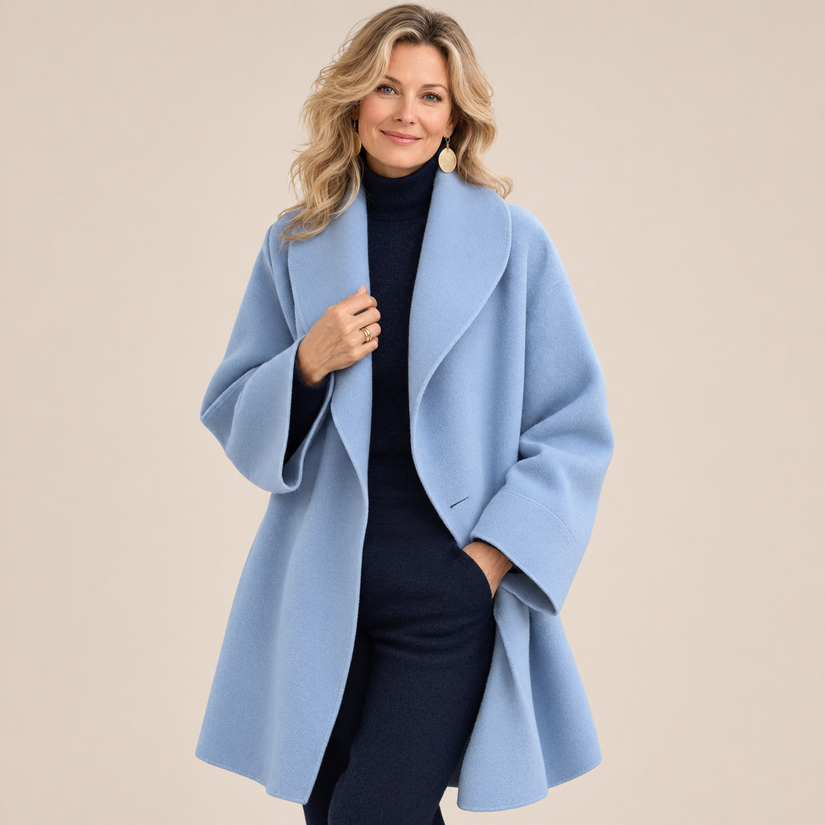 Philippa Shawl-Collar Coat