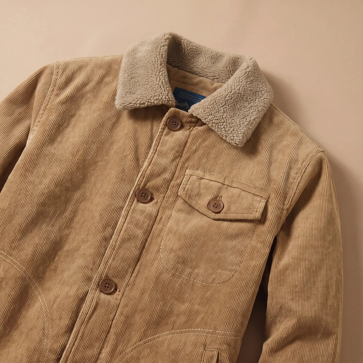 Bexley Fleece-Collar Trucker Jacket