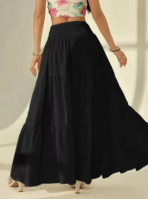 Boho Tiered Maxi Skirt