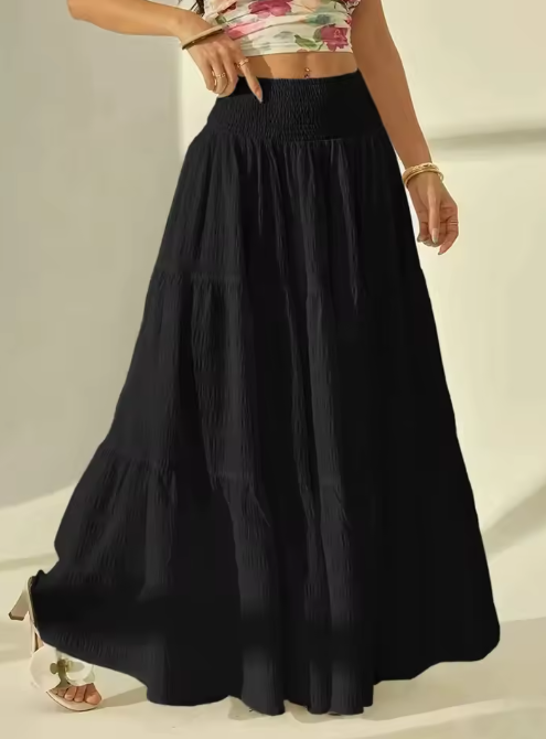 Boho Tiered Maxi Skirt