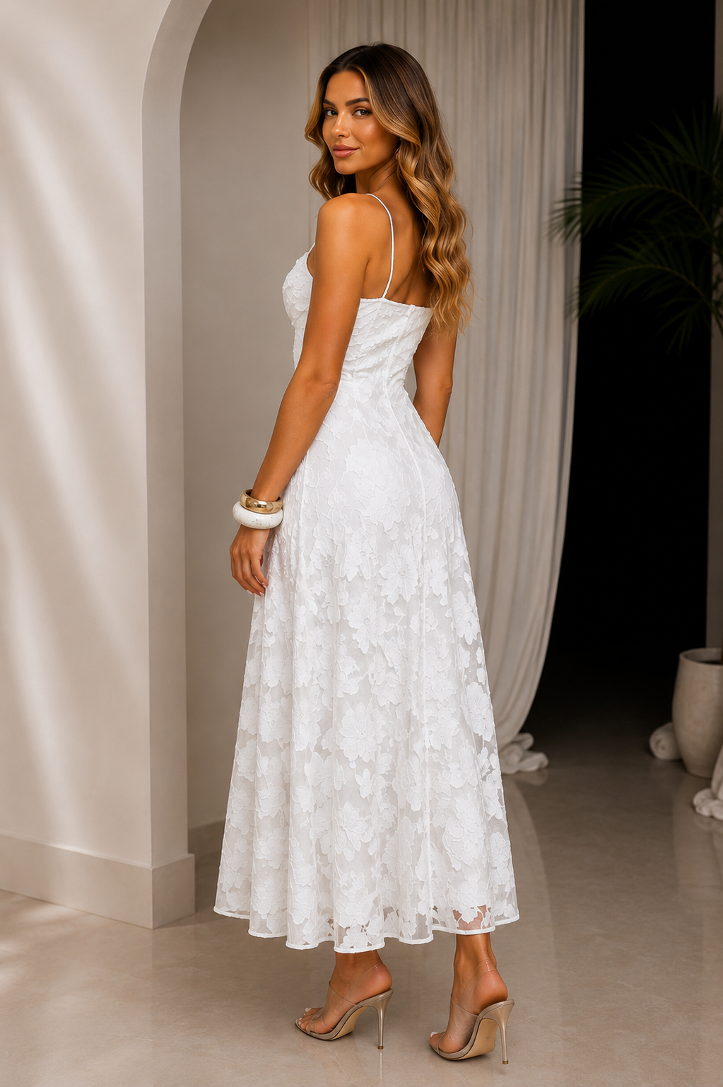Jacquard Maxi Dress